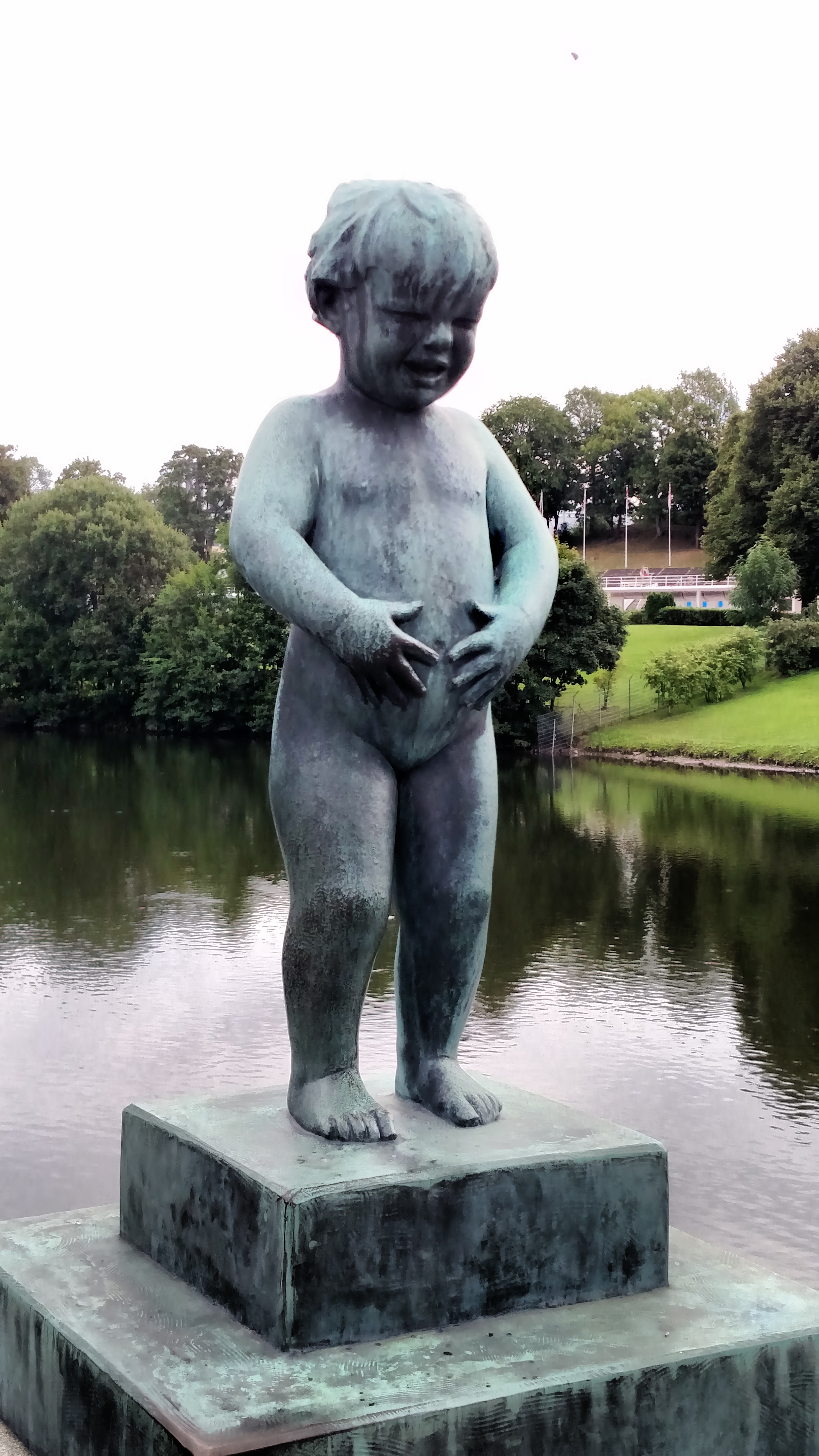 The crying boy in Vigeland Park.